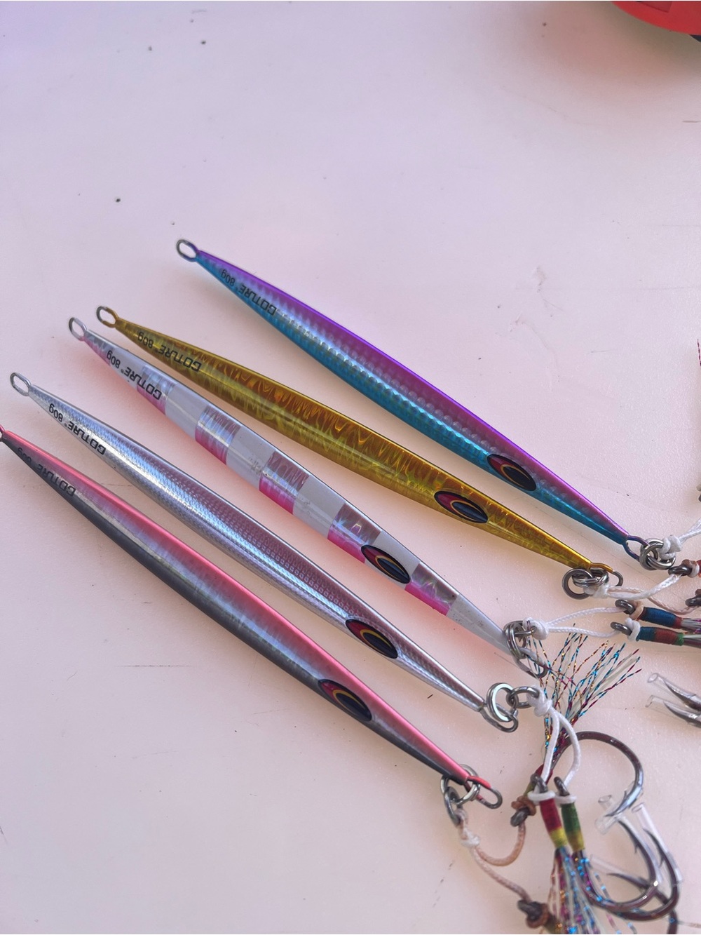 Saltwater offshore fishing jigs
